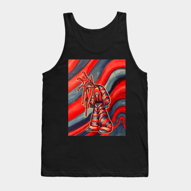 Sad Radial Tank Top by Itssteezus